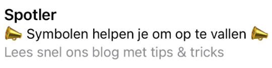 Spotler Symbolen
