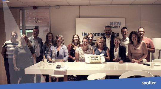 Koninklijk NEN 10 jaar Spotler klant