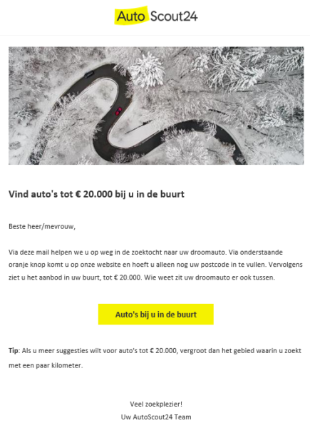 AutoScout personalisatie