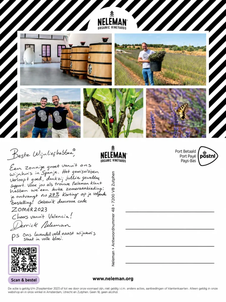 Example of the Neleman direct mail campaign